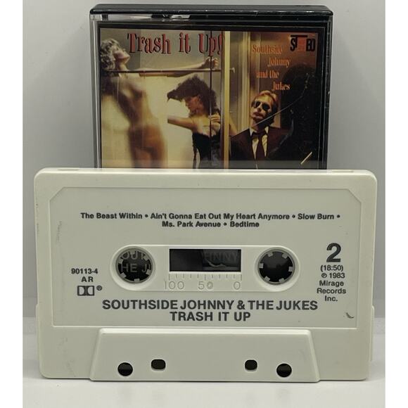 Southside Johnny And The Jukes - Trash It Up Cassette Rare Hard To Find Preowned - Picture 4 of 4